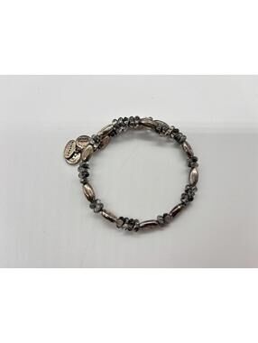 Alex & Ani Revelery Silver Rafaelian Wrap Bracelet Silver Beaded Bangle